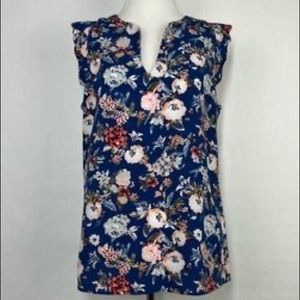 41 Hawthorn Blue Sleeveless Top Size L